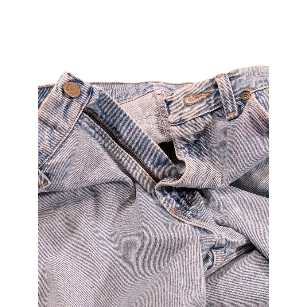 Wrangler Men's Authentics Straight Leg Light Wash Denim Jeans Size 32x28